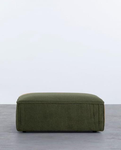 Módulo Puff para Sofá de Tela Boucle Kilhe
