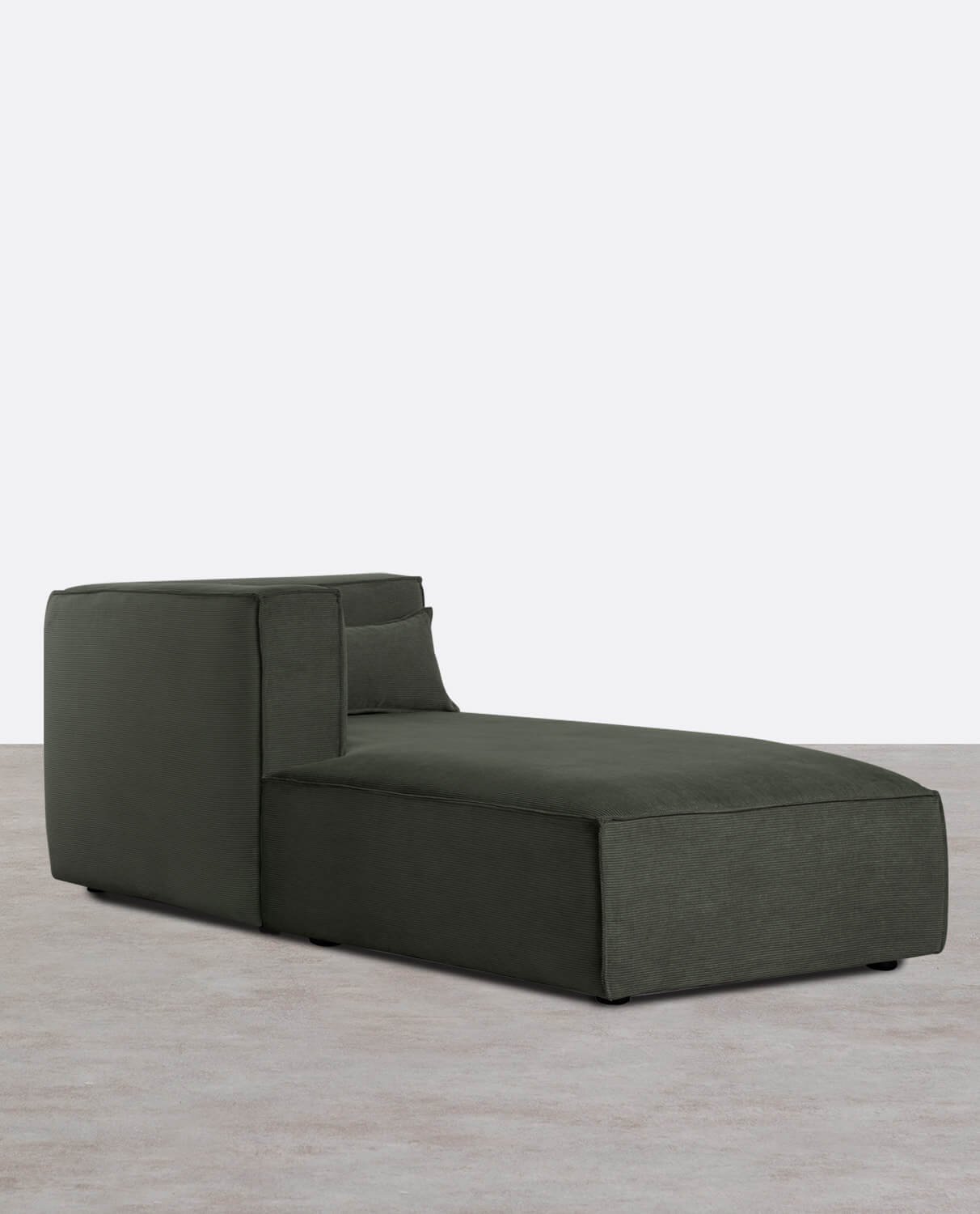Módulo Chaise Longue Izquierdo para Sofá de Pana Kilhe, imagen de galería 1