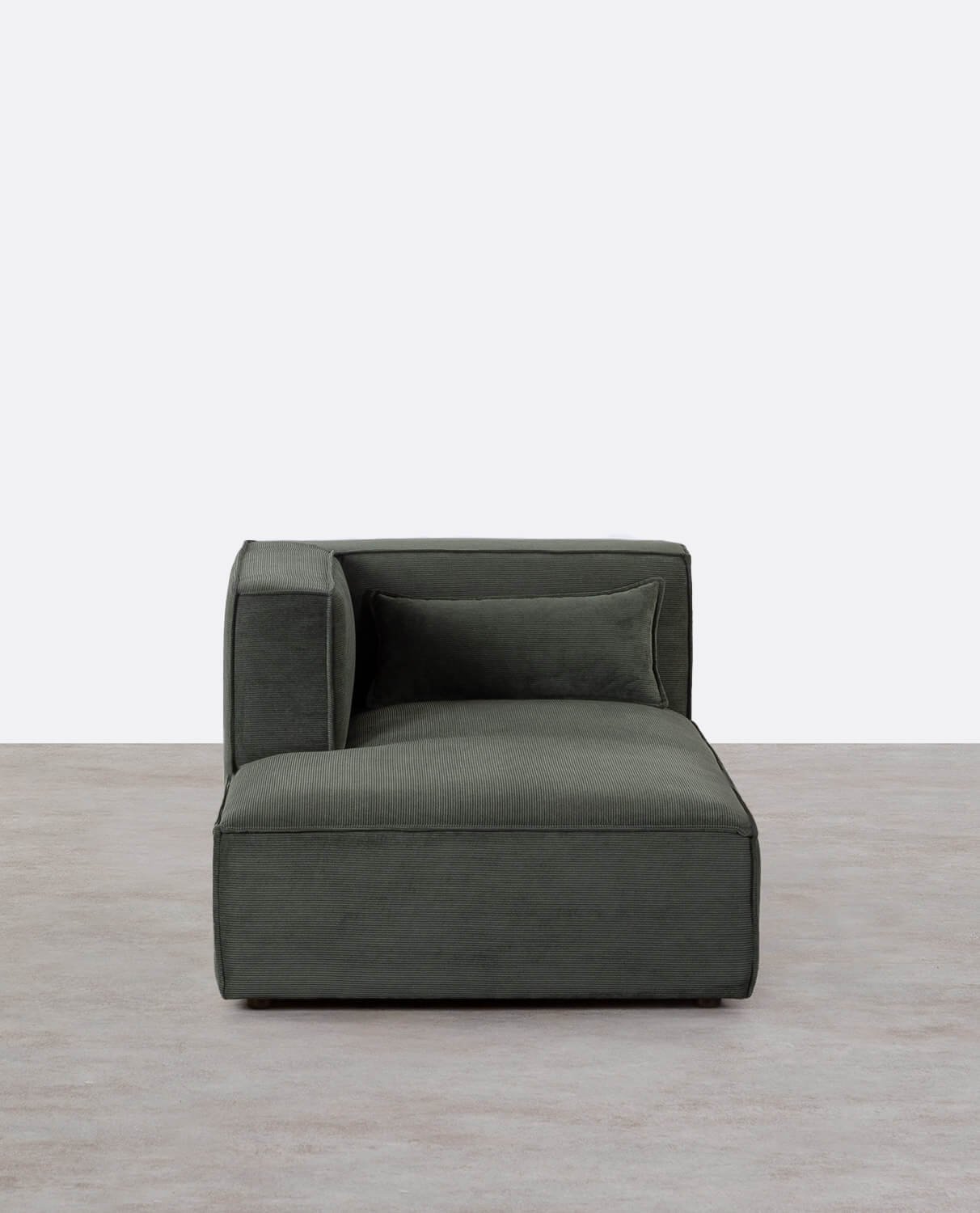 Módulo Chaise Longue Izquierdo para Sofá de Pana Kilhe, imagen de galería 2