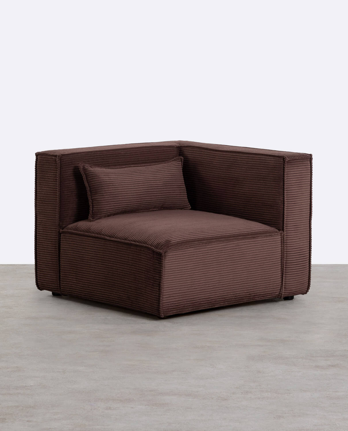 Módulo Sillón Esquinero para Sofá de Pana Gruesa Kilhe, imagen de galería 1