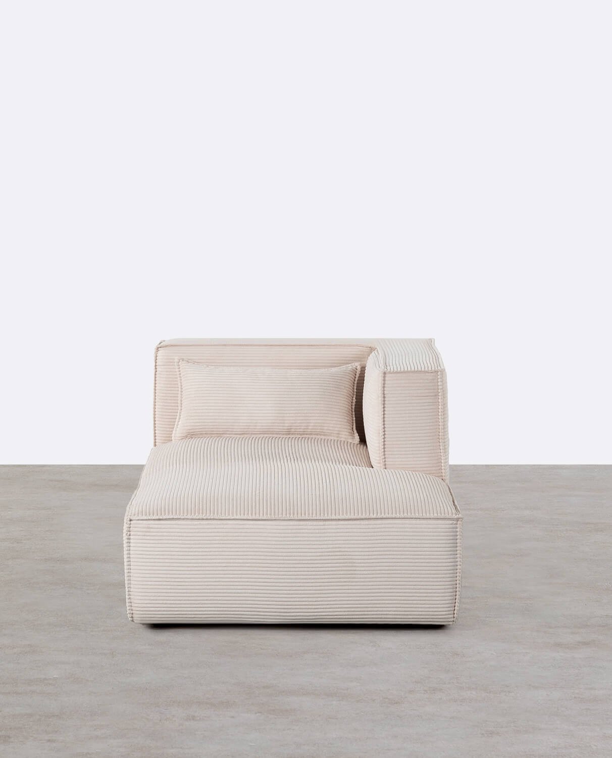 Módulo Chaise longue Derecho para Sofá de Pana Gruesa Kilhe, imagen de galería 2