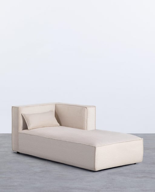 Módulo Chaise longue Derecho para Sofá de Pana Gruesa Kilhe