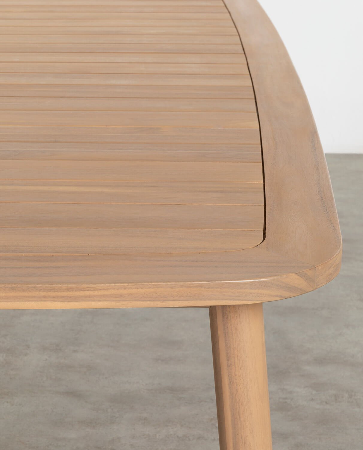 Mesa de Jardín Rectangular de Madera de Acacia (240x100 cm) Marla, imagen de galería 2