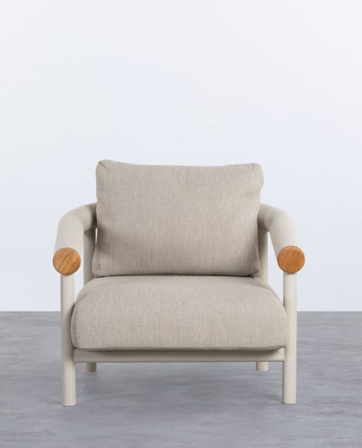 Pack 2 Sillones de Jardín de Aluminio con Cojines Cheryl