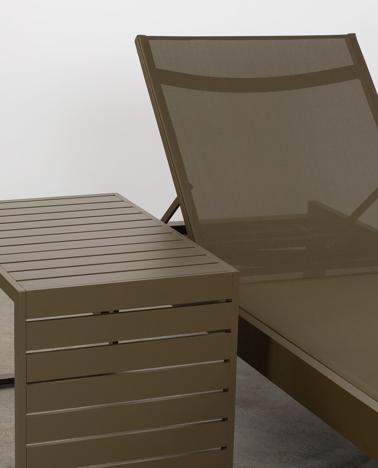 Set de Tumbona y Mesa de Centro de Aluminio (40x40 cm) New Kreta, imagen de galería 4