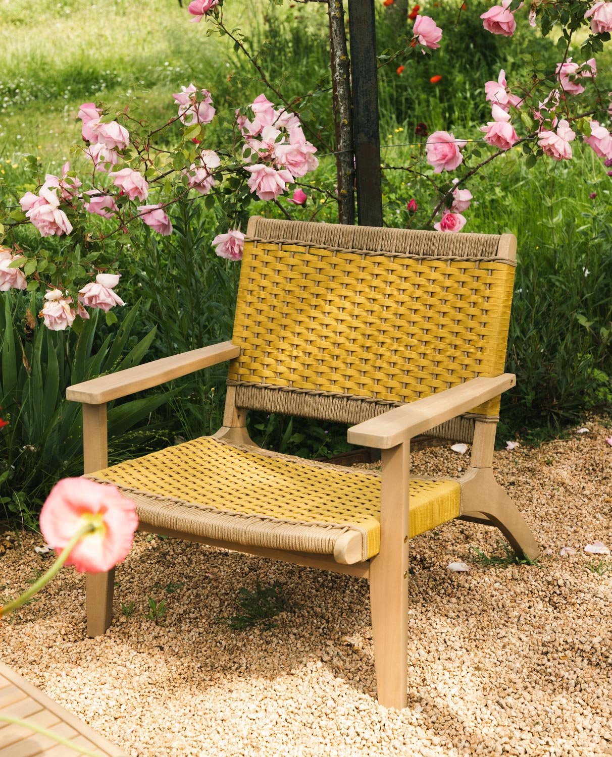 Pack 2 Sillones de Jardín de Madera de Acacia y Cuerda Mirle , imagen de galería 2