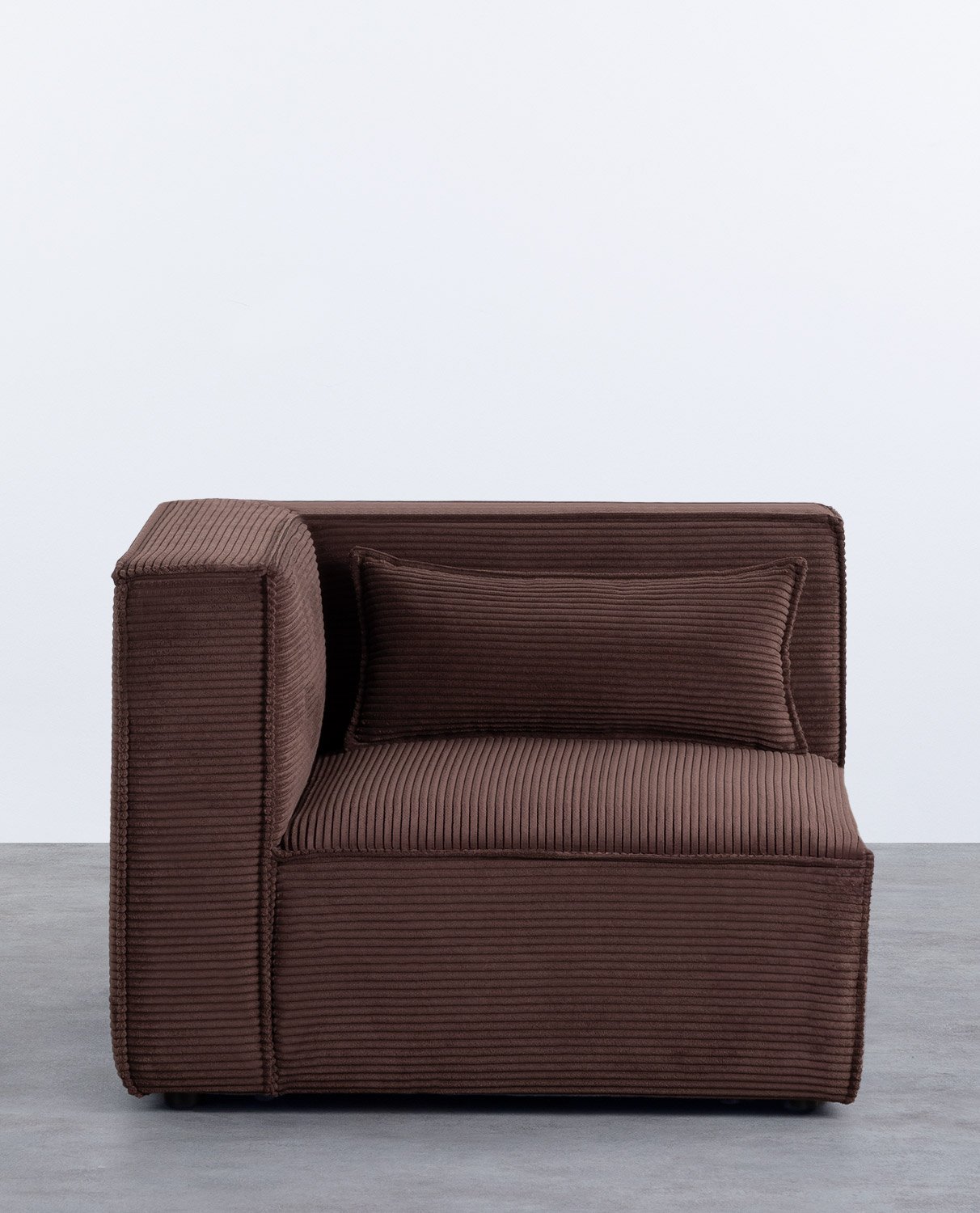 Módulo Sillón Esquinero para Sofá de Pana Gruesa Kilhe