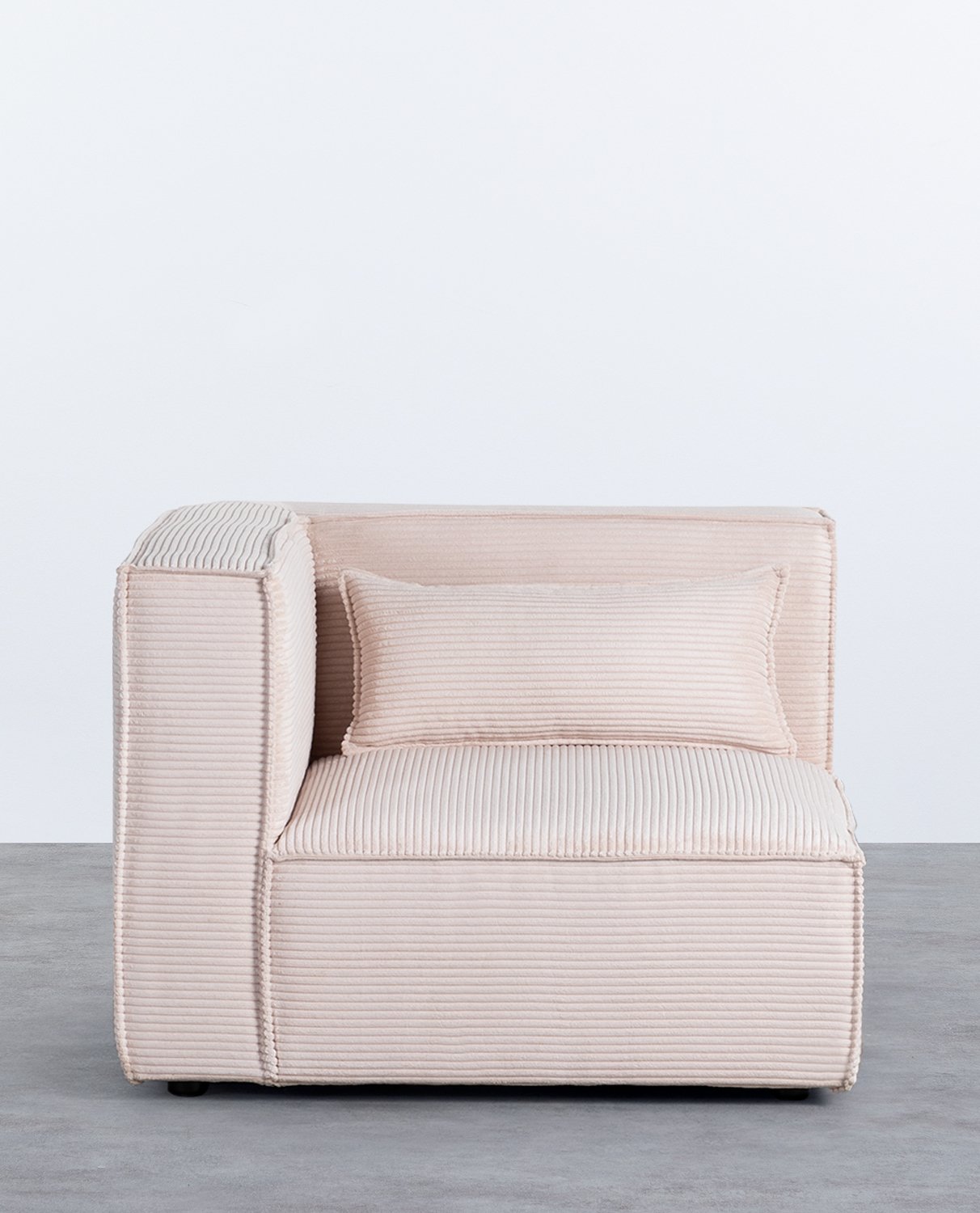Módulo Sillón Esquinero para Sofá de Pana Gruesa Kilhe