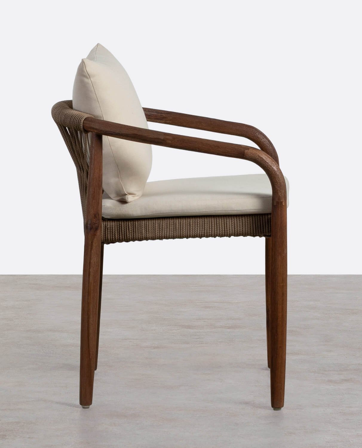 Silla de Comedor de Madera de Acacia con Cojín Loli, imagen de galería 2