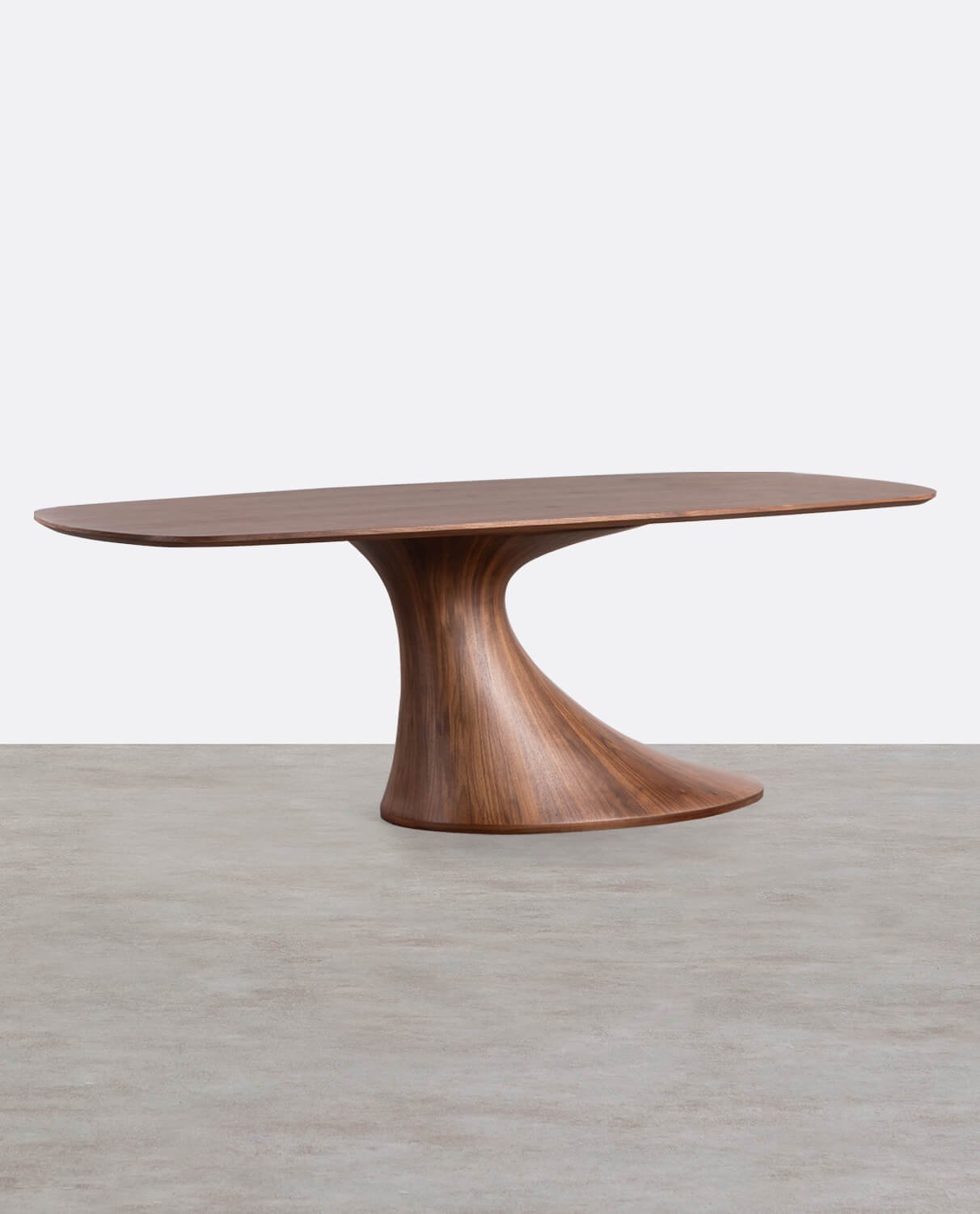 Mesa de Comedor Rectangular de Madera y Fibra de Vidrio (220x100 cm) Flawas, imagen de galería 1