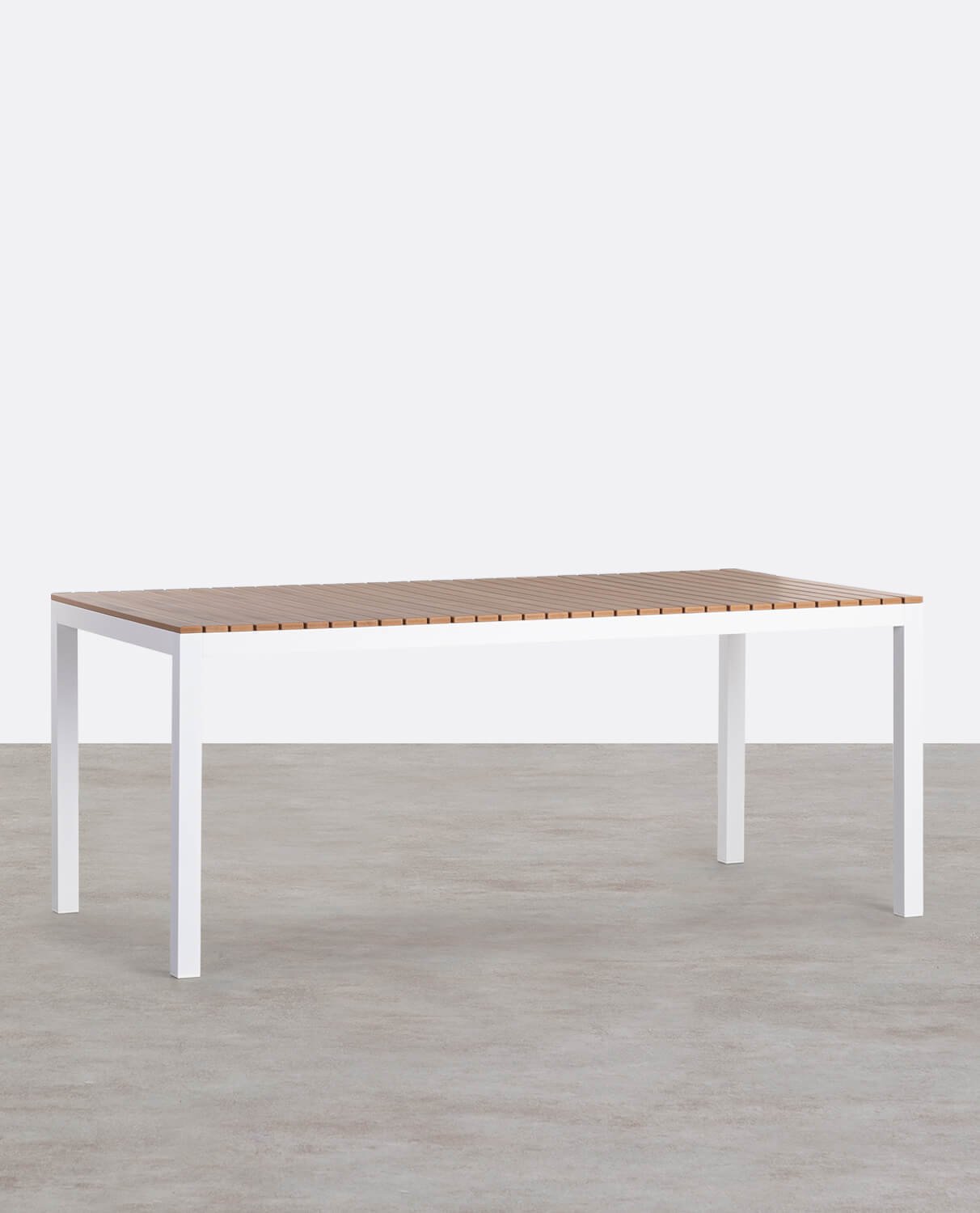 Mesa de Exterior Rectangular de Aluminio (180x90 cm) Korce, imagen de galería 1
