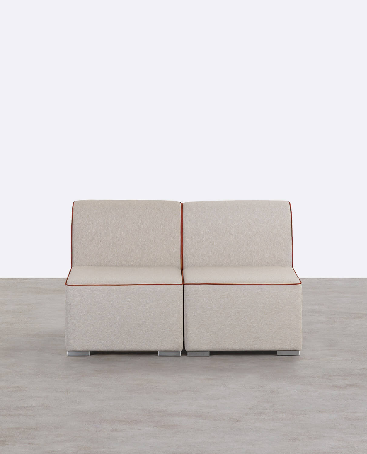 Sofá Modular de Jardín 2 Piezas Sillón de Tela Lagos, imagen de galería 1