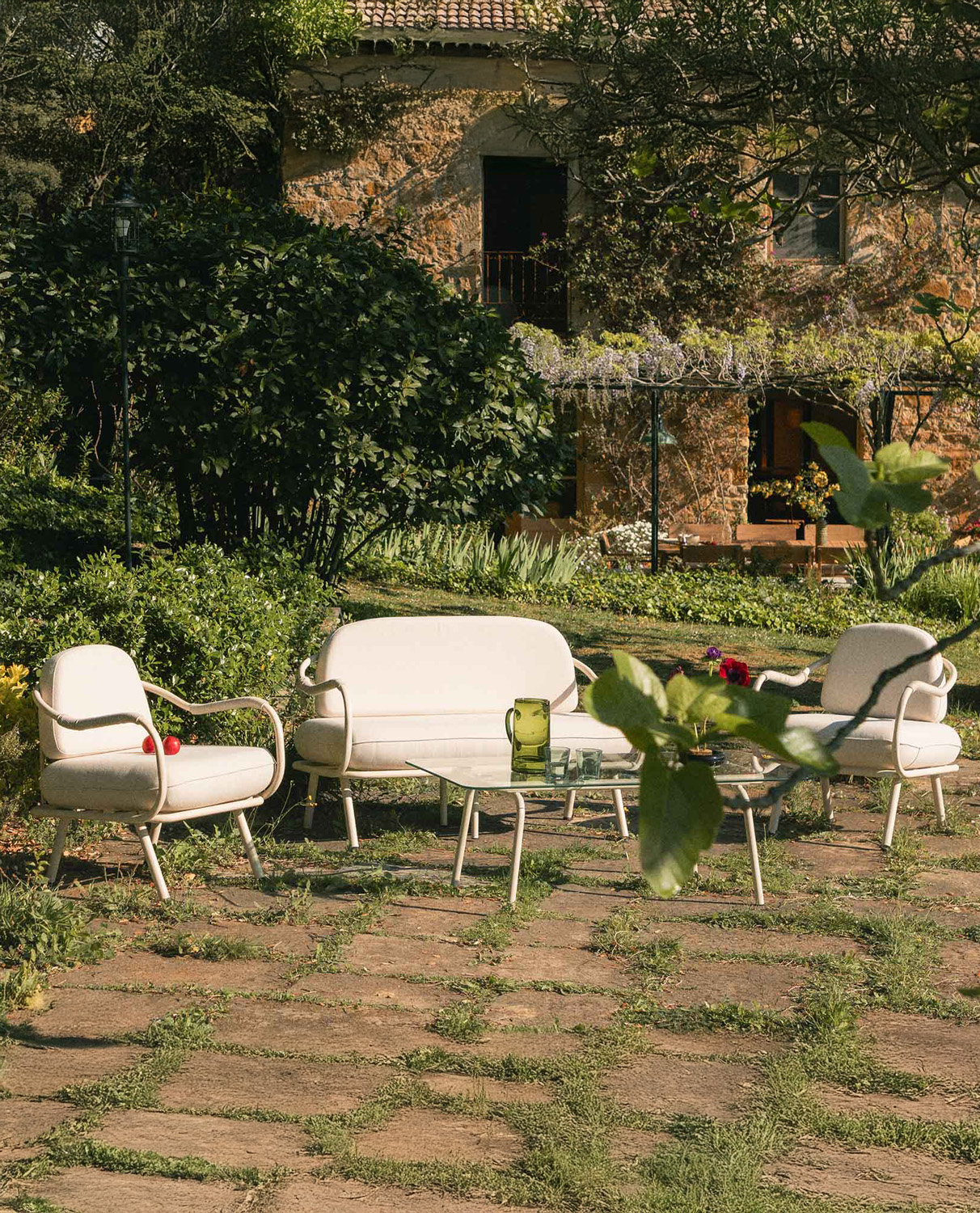 Set de Jardín de Metal y Cristal Templado Xoan , imagen de galería 2