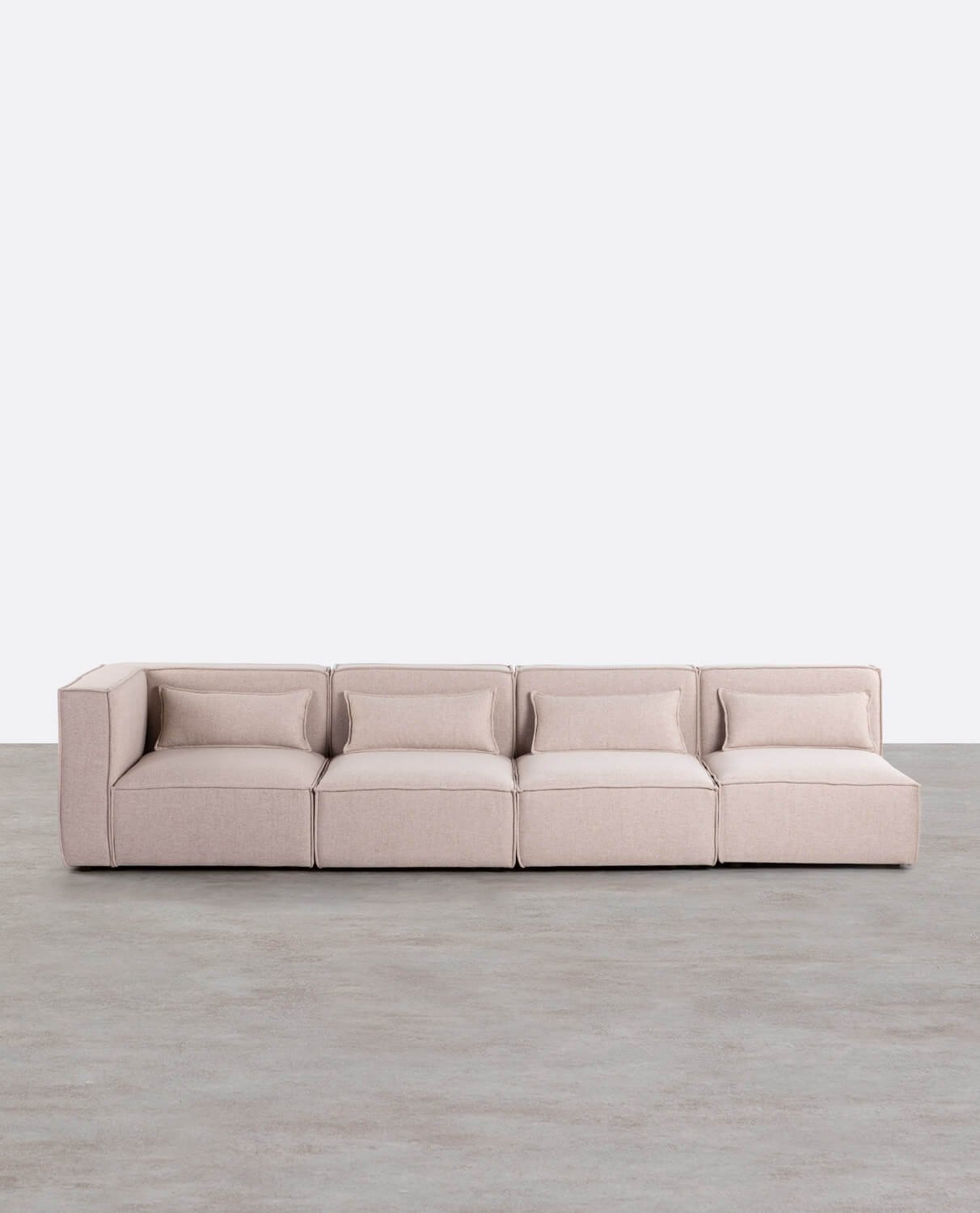 Sofá Modular de 4 Piezas con 3 Sillones de Tela Kilhe, imagen de galería 1