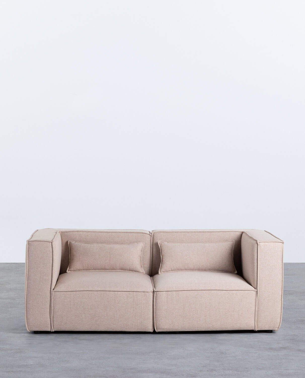 Sofá Modular de 2 Piezas Esquineras de Tela Kilhe