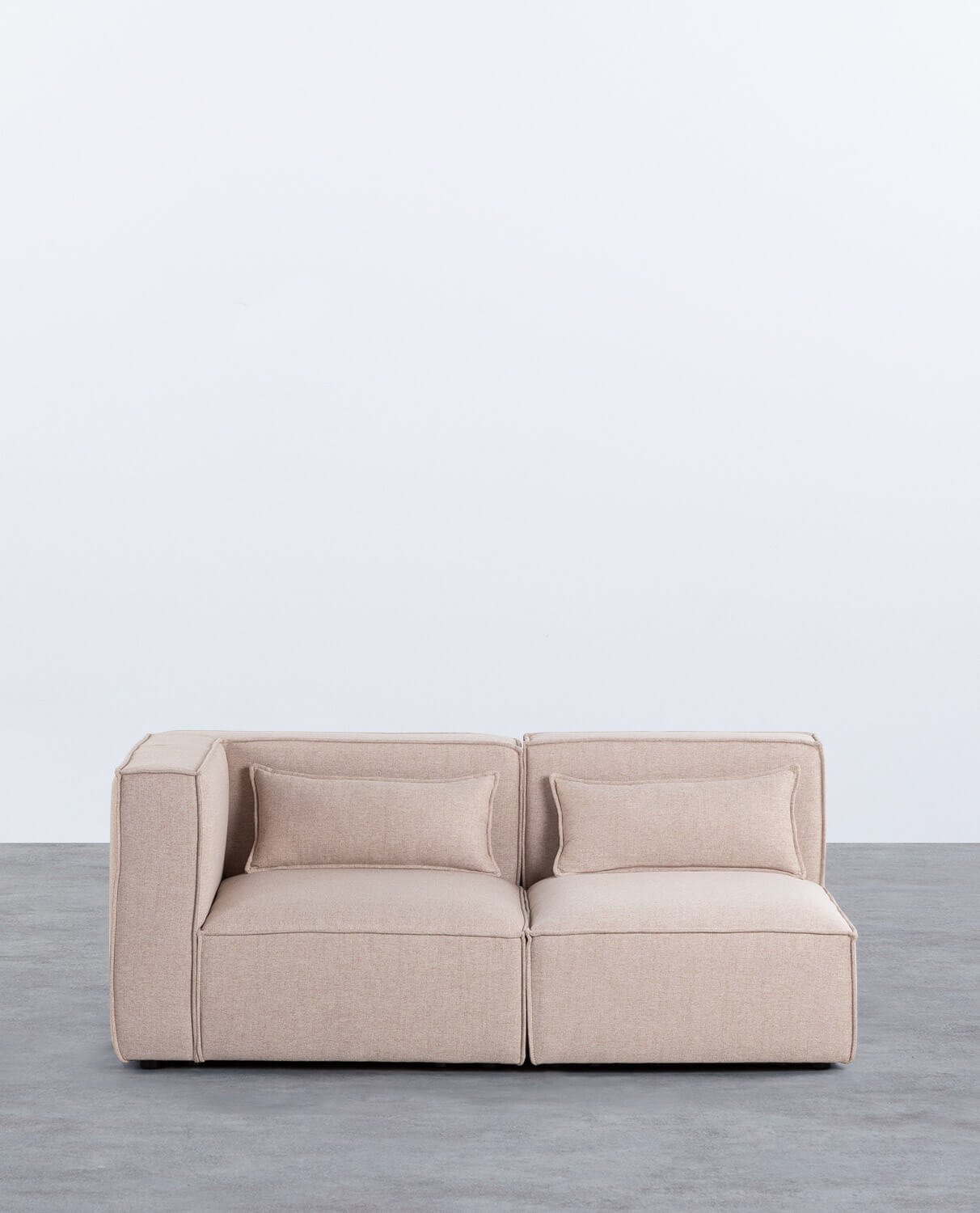 Sofá Modular Esquinero de 2 Piezas de Tela Kilhe