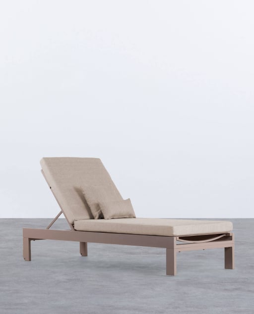 Tumbona Reclinable con 3 Cojines New Kreta