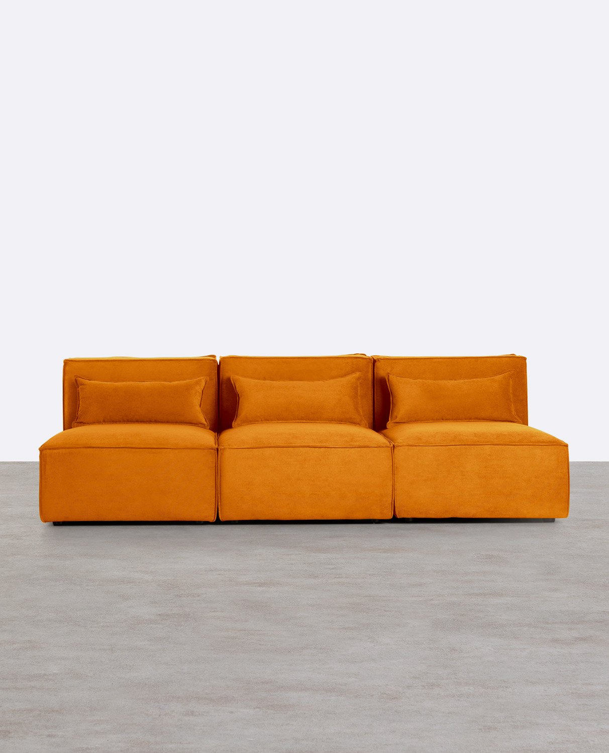 Sofá Modular de 3 Piezas de Pana Kilhe, imagen de galería 1