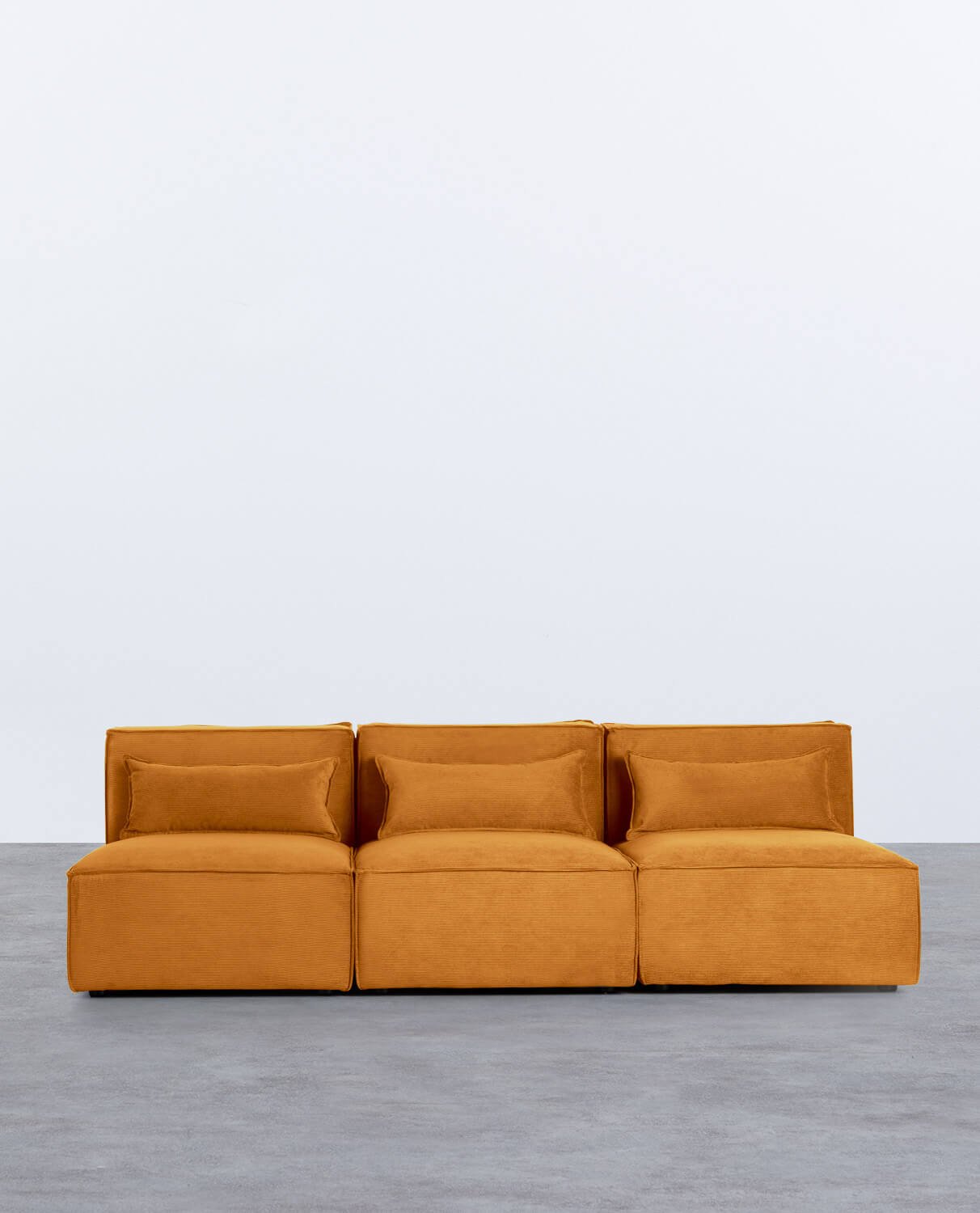 Sofá Modular de 3 Piezas de Pana Kilhe