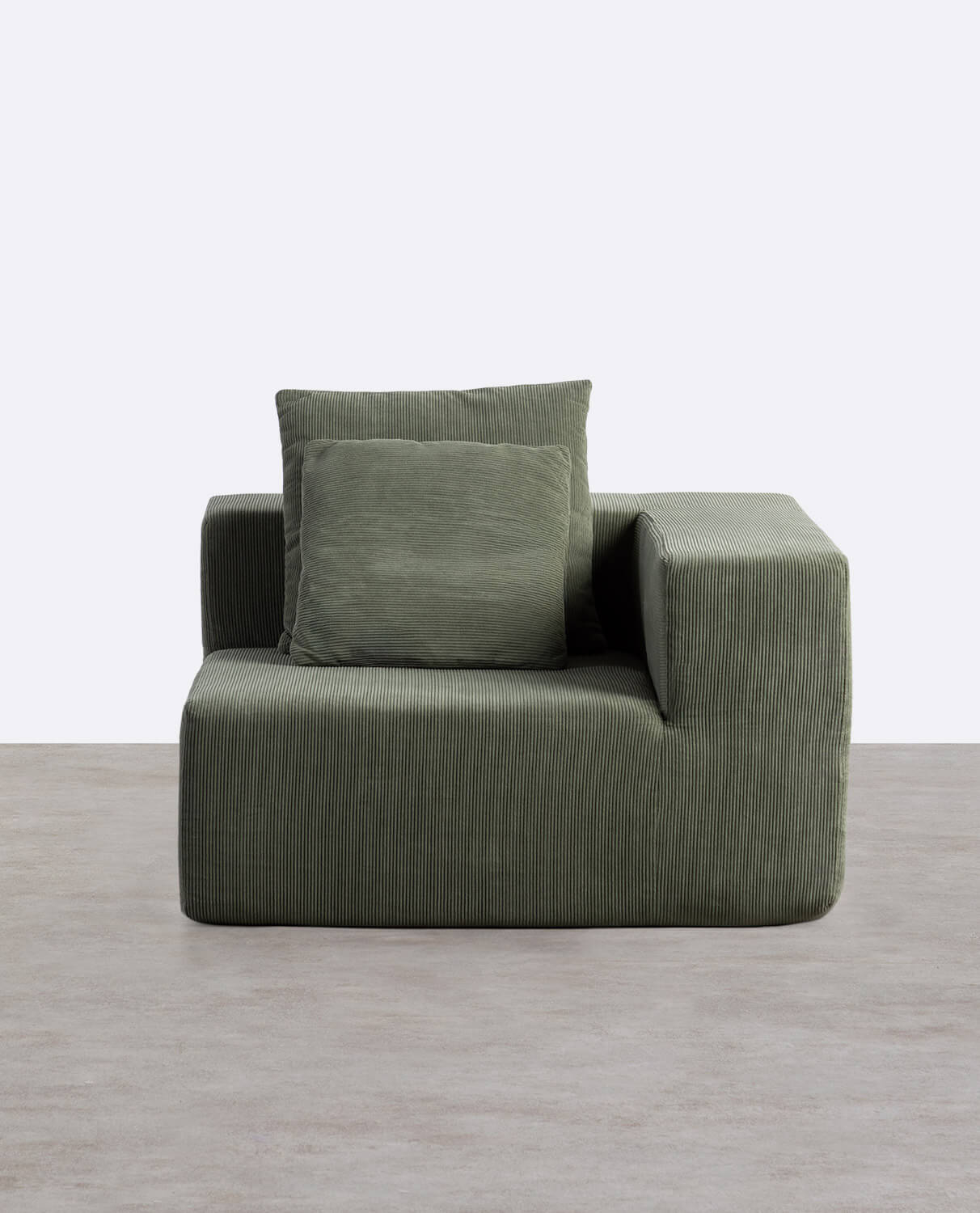 Sillón Esquinero Derecho de Pana Envasado al Vacío Grecia, imagen de galería 2