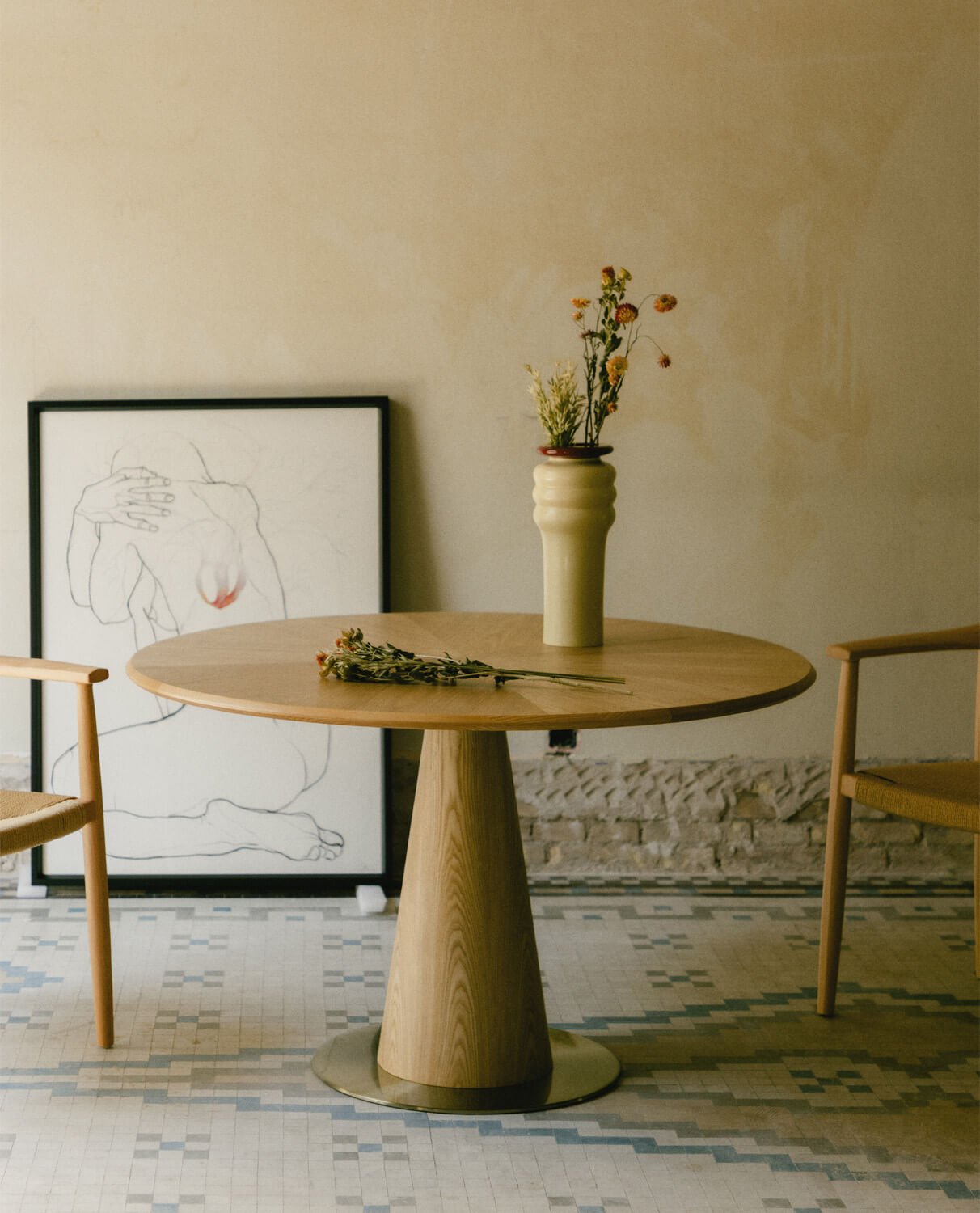 Mesa de Comedor Redonda de Madera (Ø120 cm) Era, imagen de galería 2