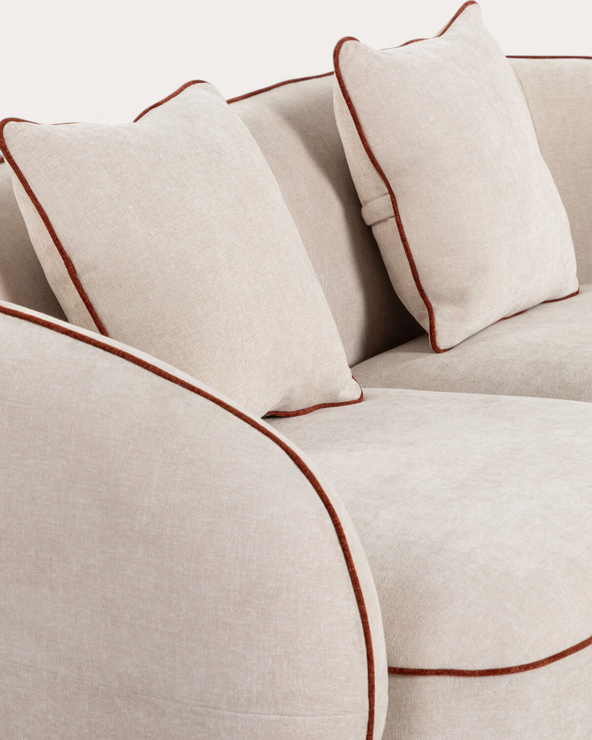 Sofá Modular 2 Piezas Esquinero con Chaise Longue de Tela Ilham , imagen de galería 4