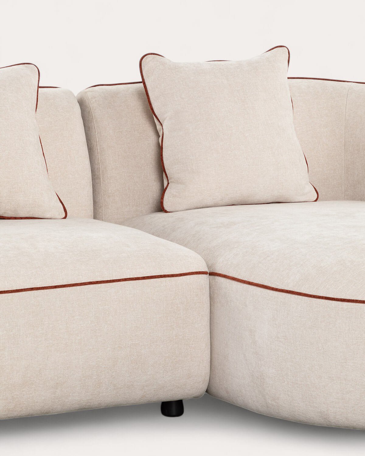 Sofá Modular 2 Piezas Esquinero con Chaise Longue de Tela Ilham , imagen de galería 5