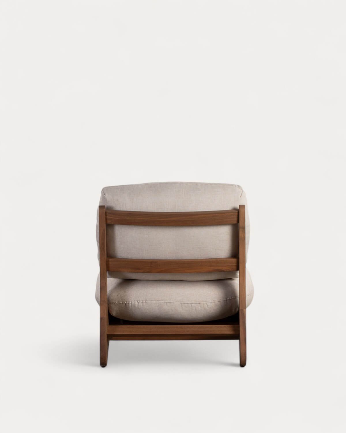 Pack 2 Sillones de Jardín de Madera de Acacia con Cojines de Tela Lorent, imagen de galería 4