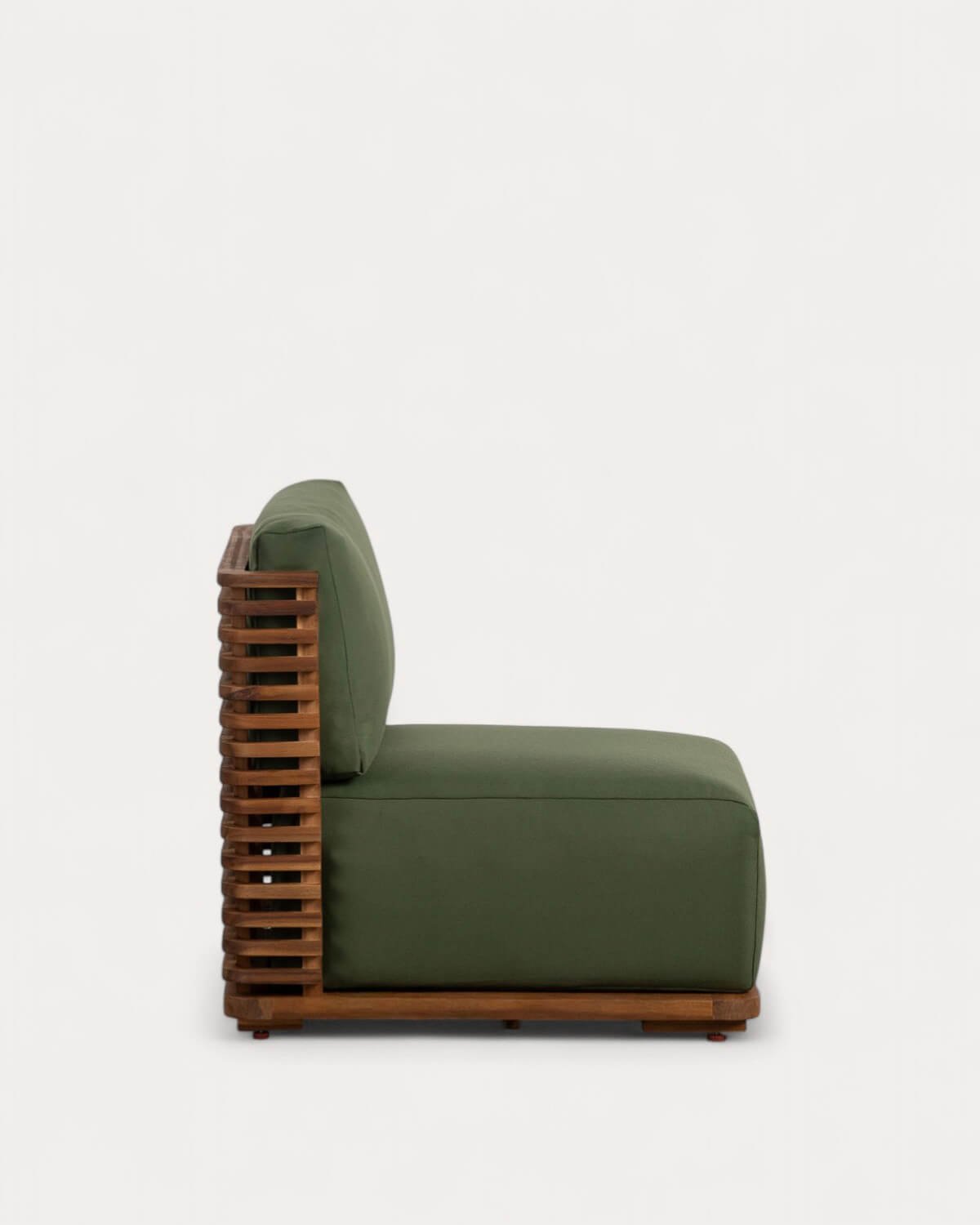 Sillón de Jardín de Madera de Acacia con Cojines de Tela Hazan, imagen de galería 4