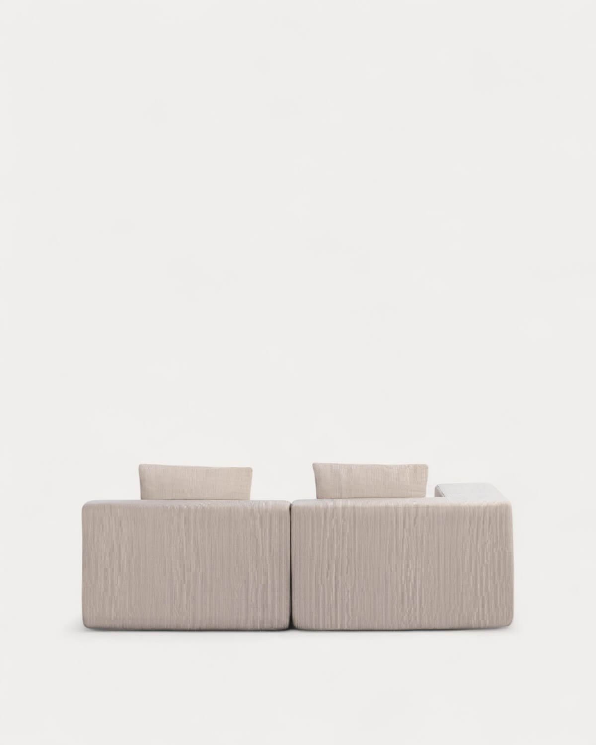 Sofá 2 Piezas Esquinero y Sillón con Puff de Pana Envasado al Vacío Grecia, imagen de galer&iacute;a 4