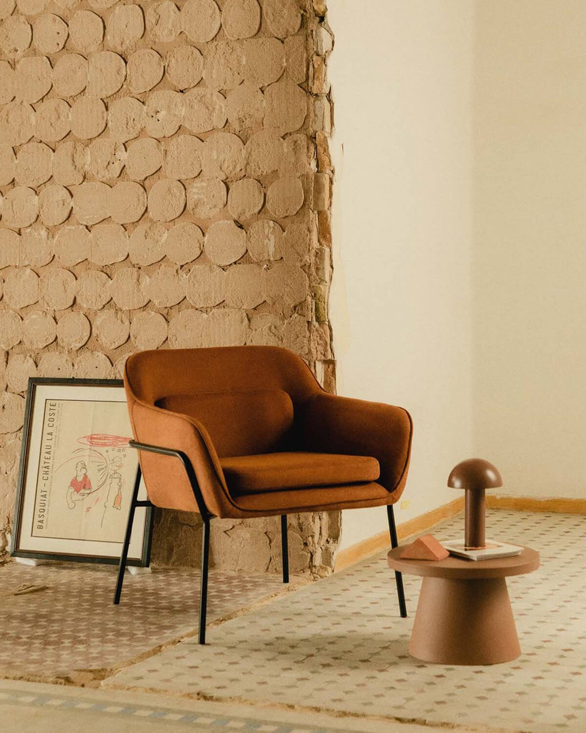 Sillón de Tela y Metal Neva, imagen de galería 2