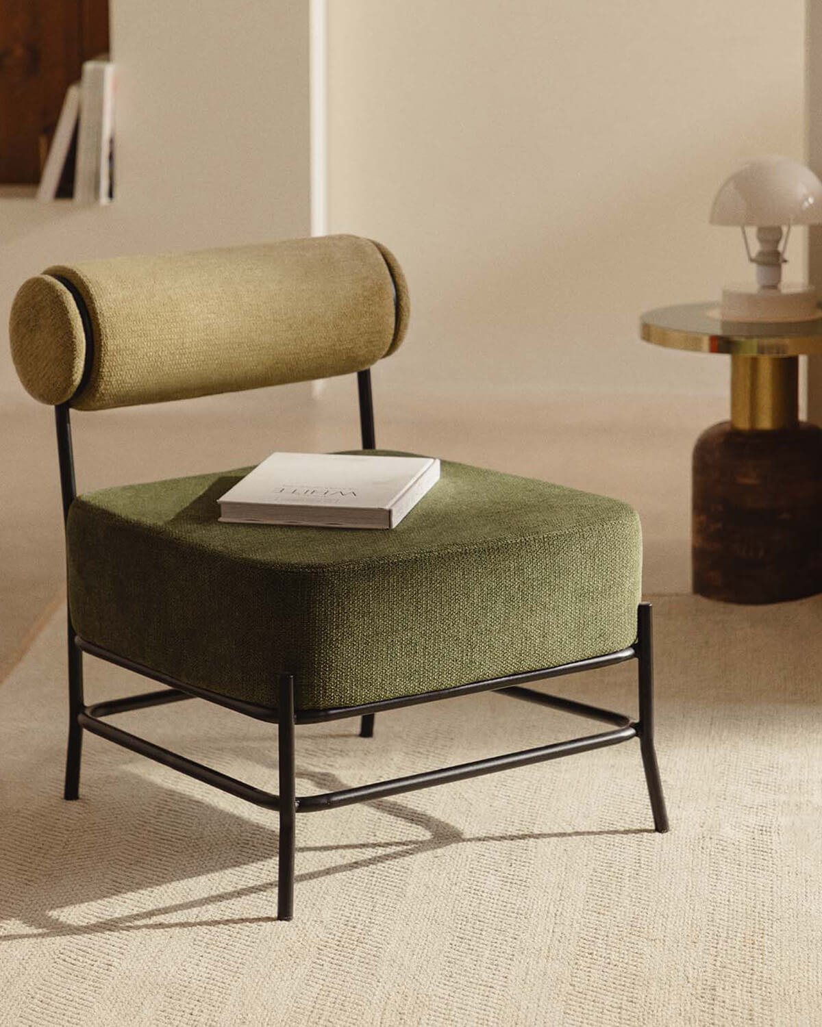 Sillón de Tela y Metal Elin, imagen de galería 2