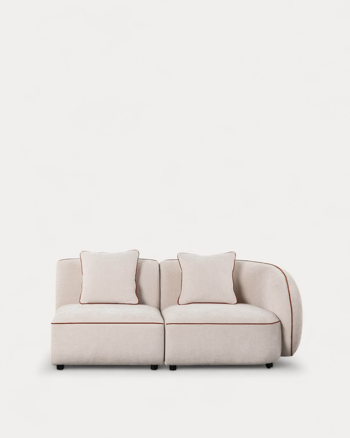 Sofá Modular 2 Piezas Esquinero con Sillón de Tela Ilham, imagen de galería 1
