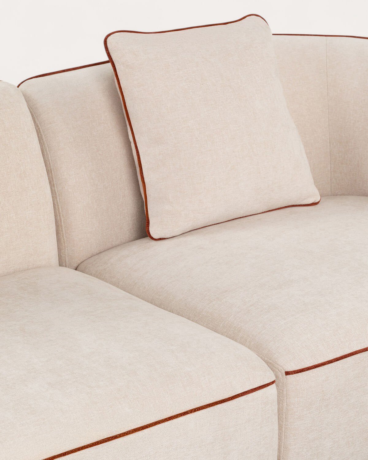 Sofá Modular 2 Piezas Esquinero con Sillón de Tela Ilham, imagen de galería 4