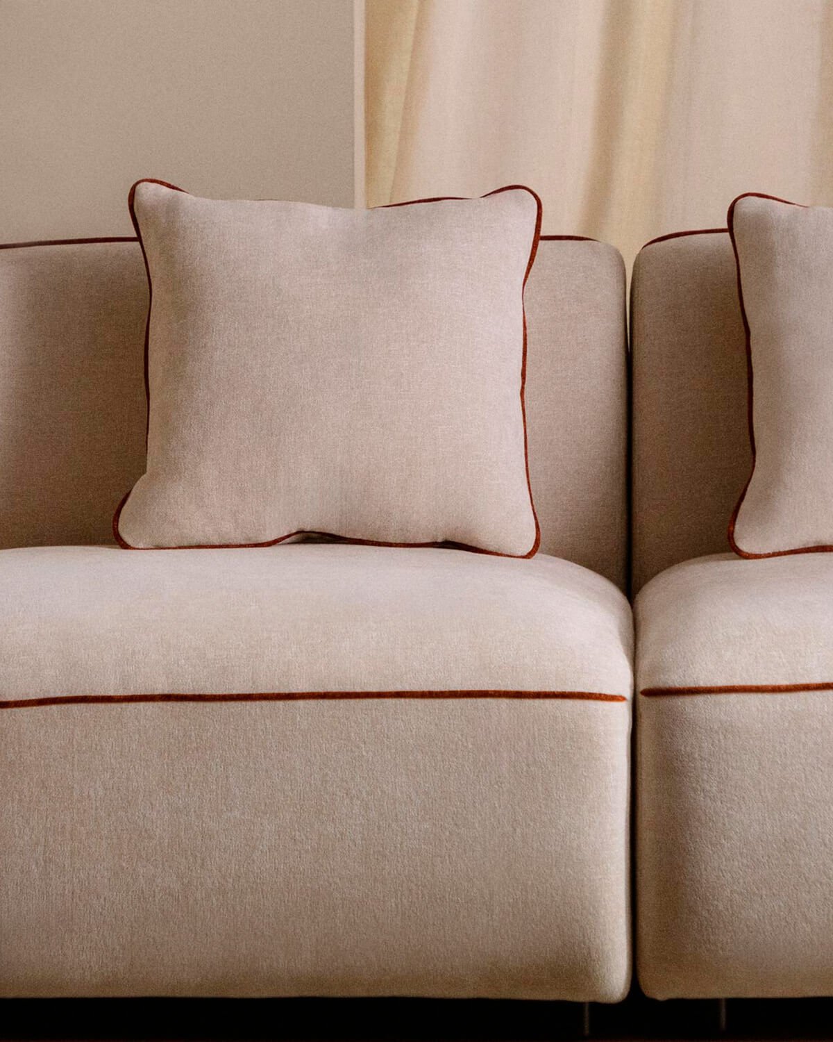 Sofá Modular 2 Piezas Esquinero con Sillón de Tela Ilham, imagen de galería 2