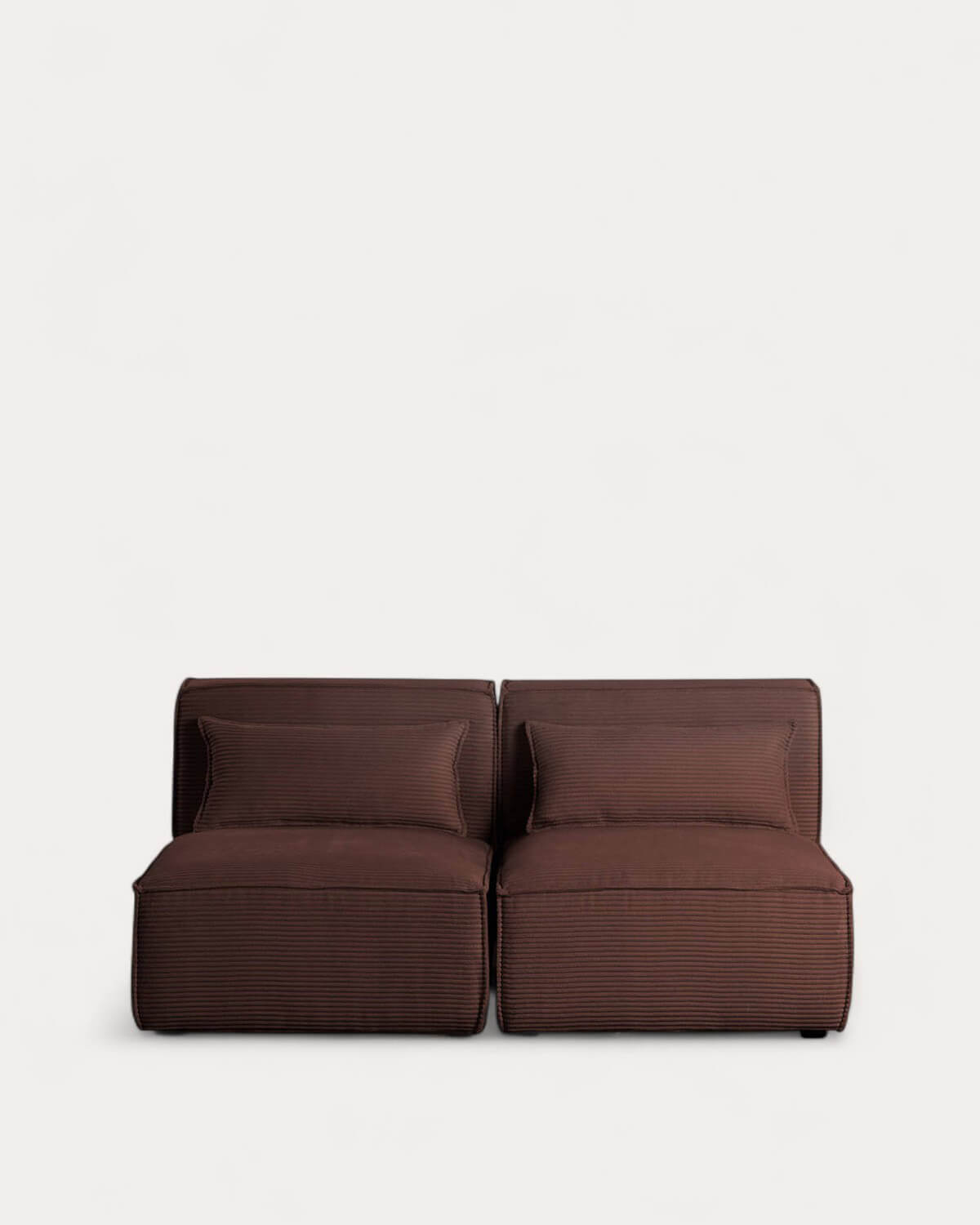 Sofá Modular 2 Piezas de Pana Gruesa Kilhe, imagen de galería 1