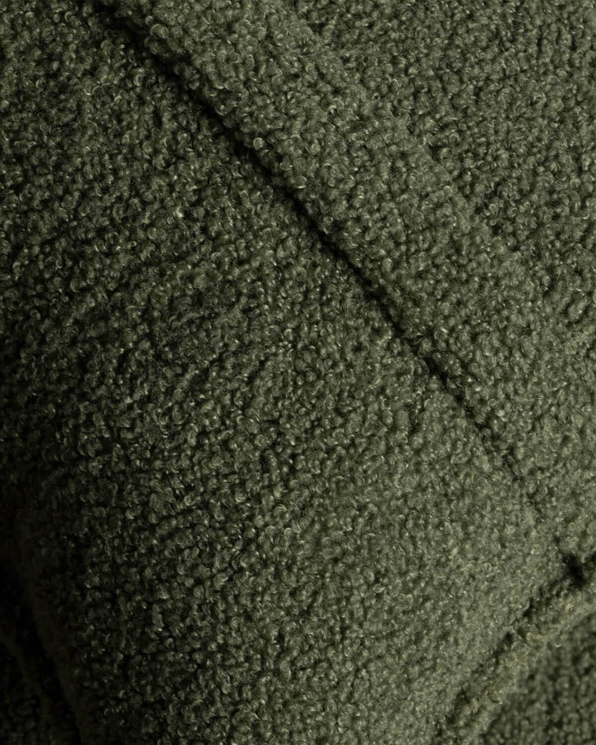 Sofá Modular de 2 piezas con Puff de Tela Bouclé Kilhe, imagen de galería 7