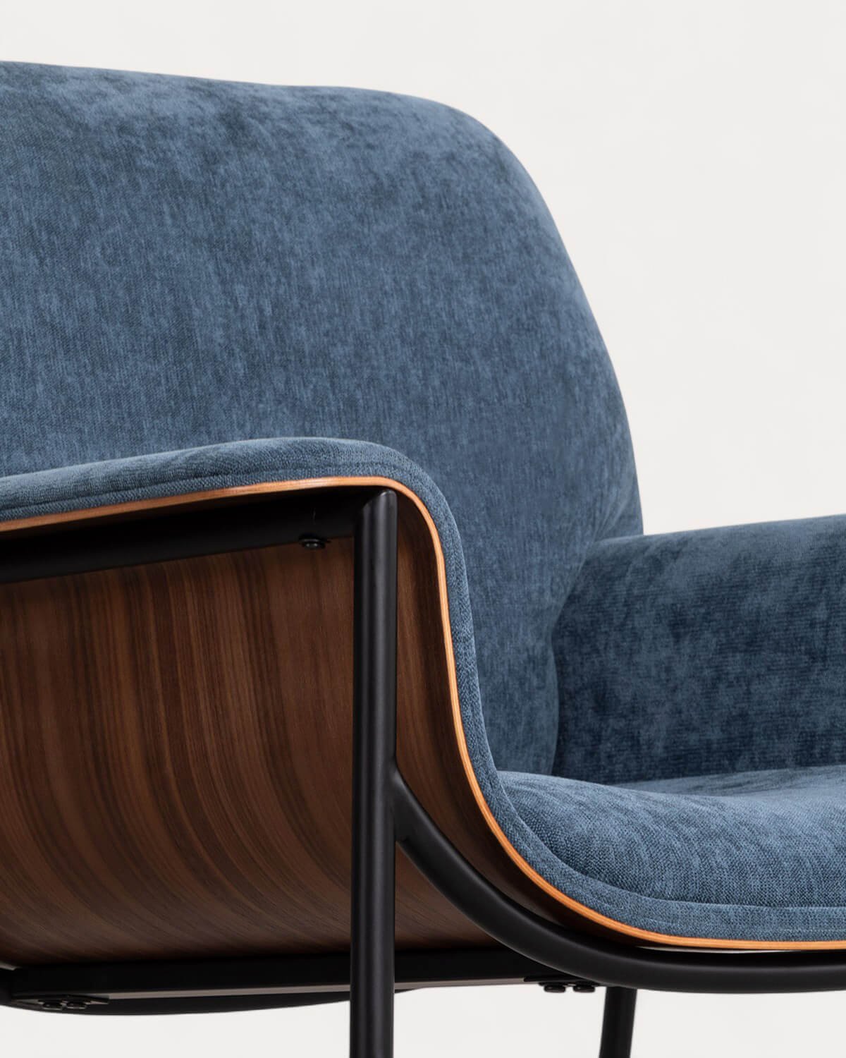 Butaca con Reposabrazos de Madera y Tela Rinu, imagen de galería 6