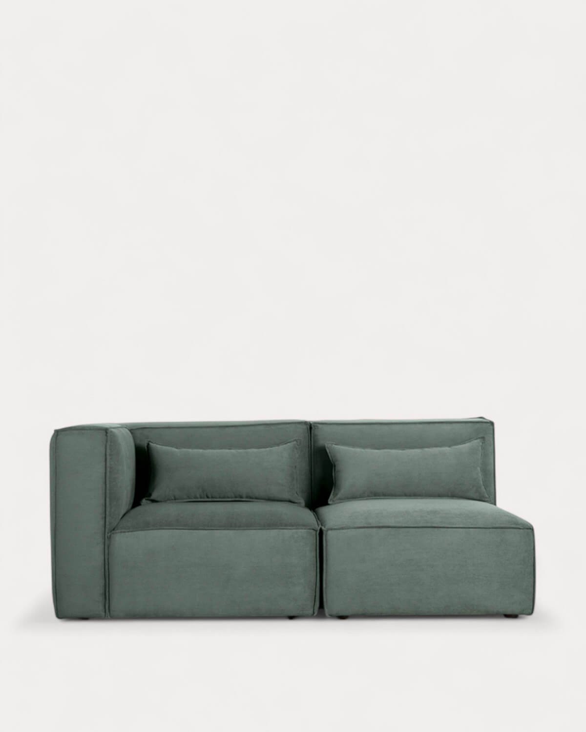 Sofá Modular Esquinero de 2 Piezas de Pana Kilhe