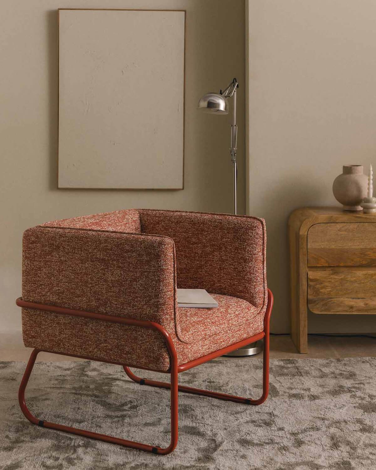 Sillón de Tela y Metal Marcellus  , imagen de galería 2