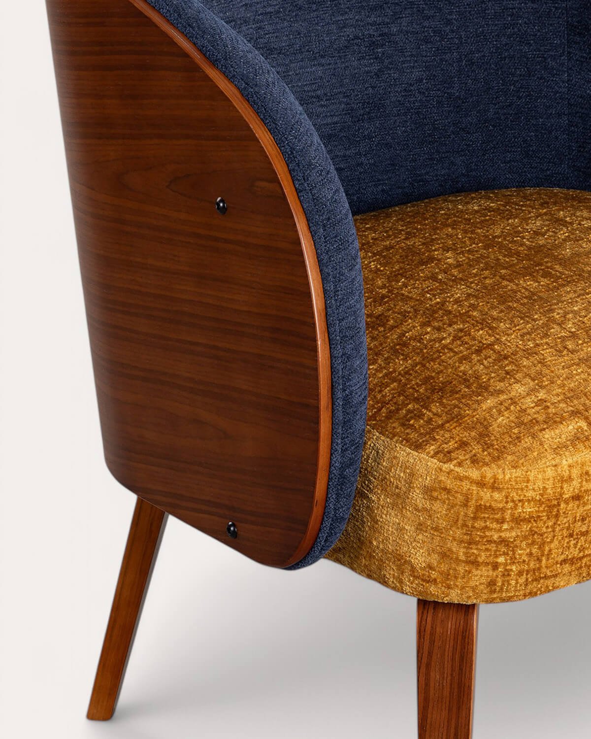 Sillón de Madera y Tela Meria, imagen de galería 7