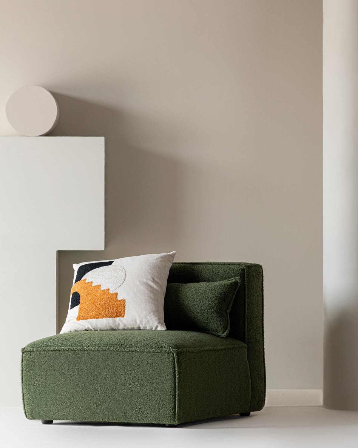 Módulo Sillón para Sofá de Tela Boucle Kilhe, imagen de galería 2