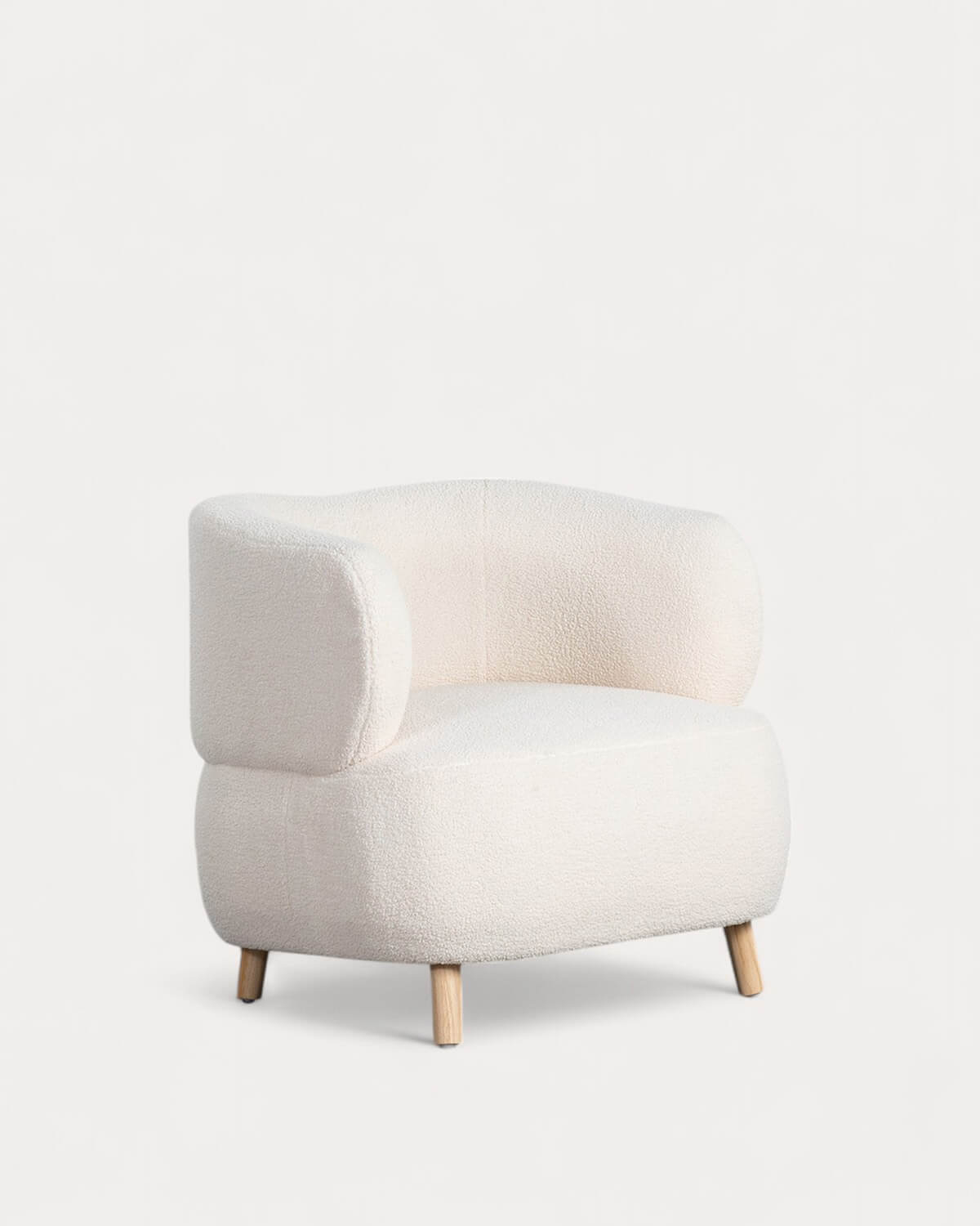 Butaca de Tela Bouclé Ailen, imagen de galería 1