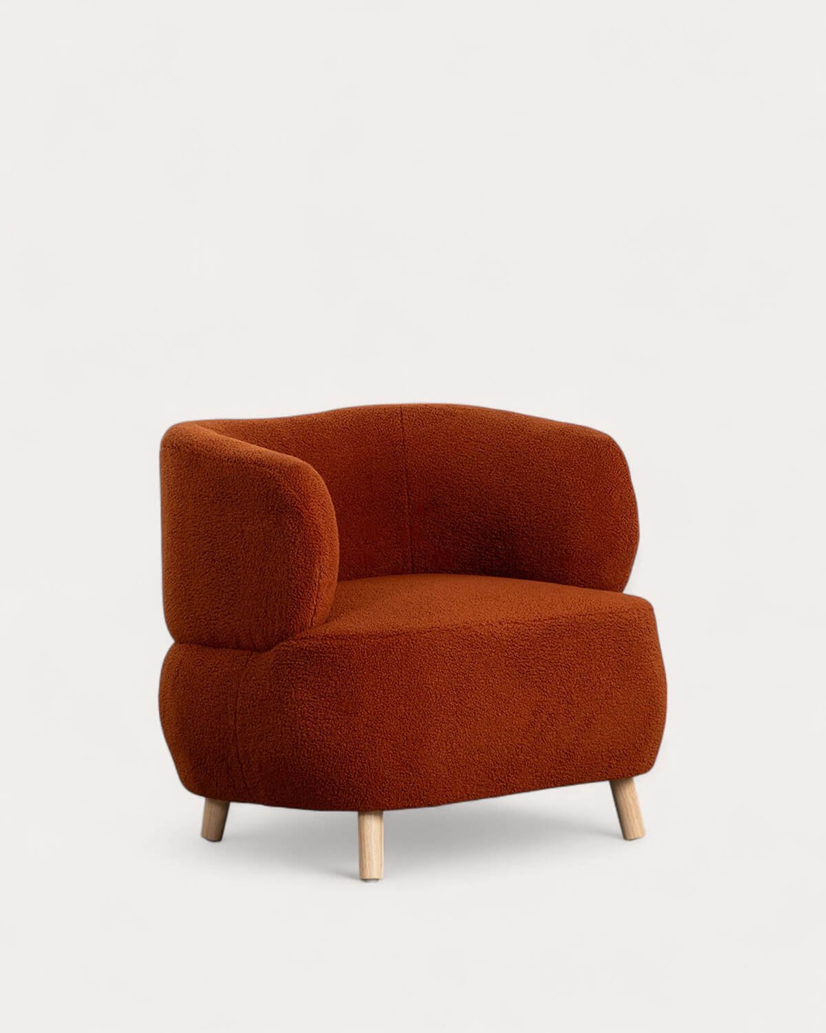 Butaca de Tela Bouclé Ailen, imagen de galería 1