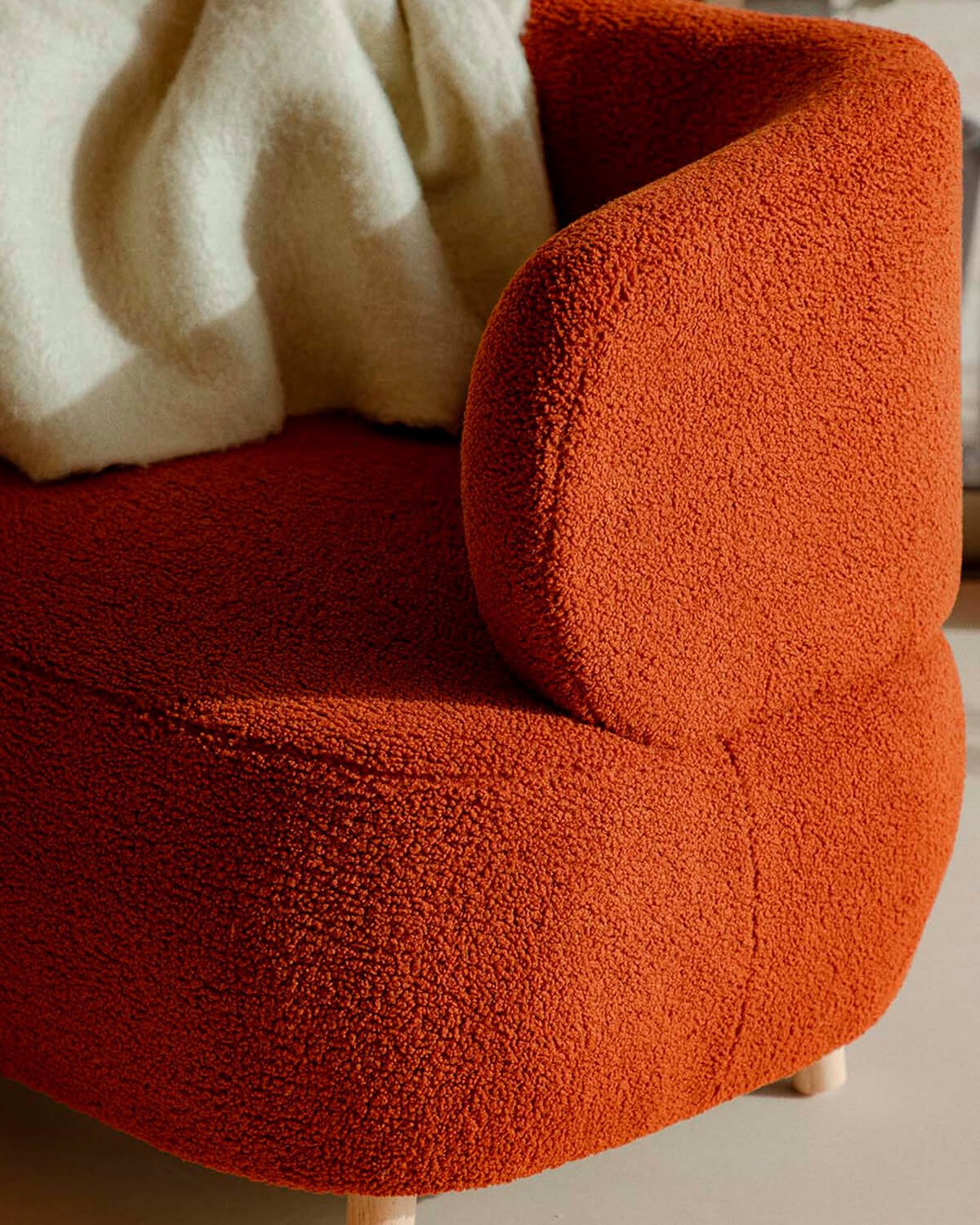 Butaca de Tela Bouclé Ailen, imagen de galería 3