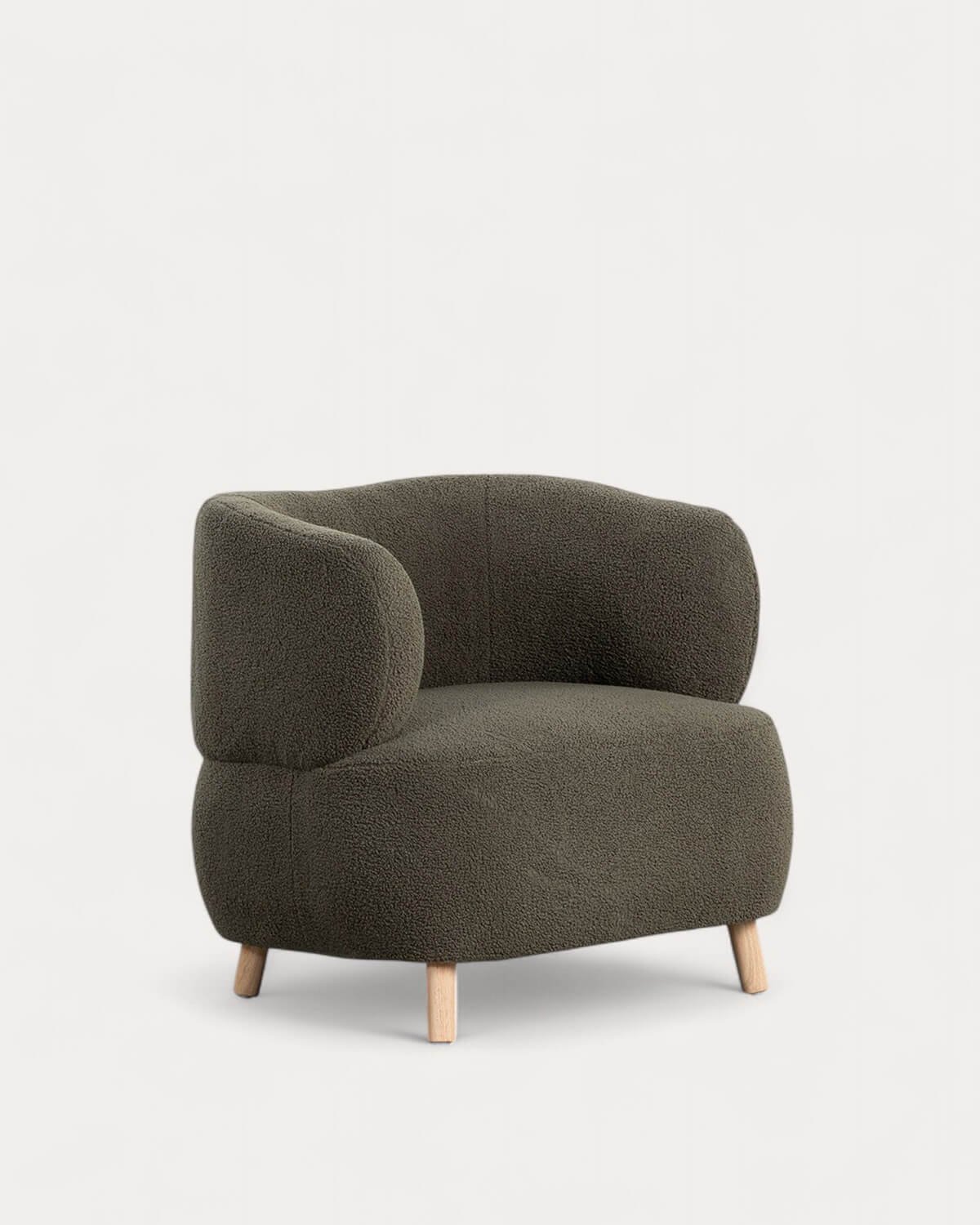 Butaca de Tela Bouclé Ailen, imagen de galería 1