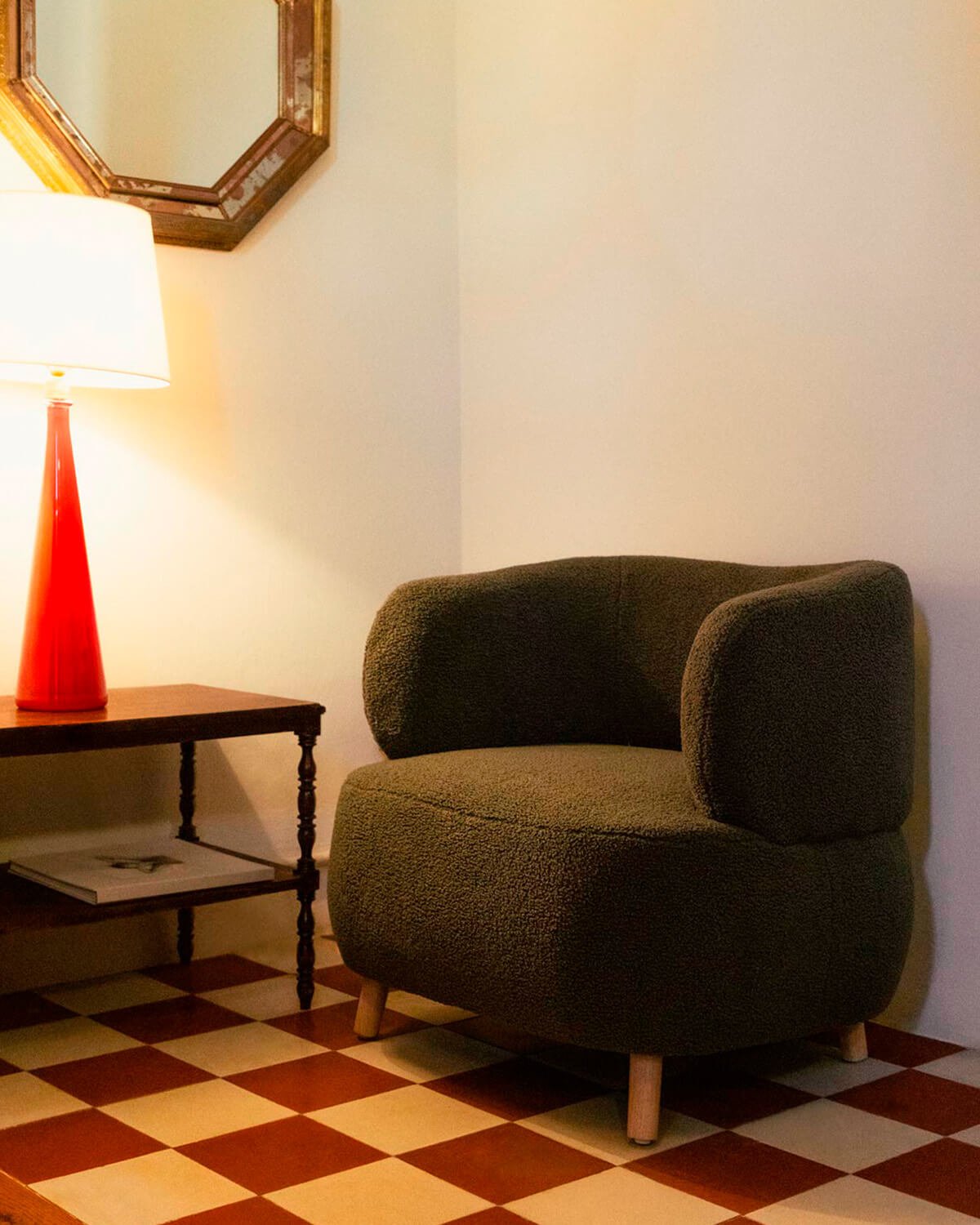 Butaca de Tela Bouclé Ailen, imagen de galería 2