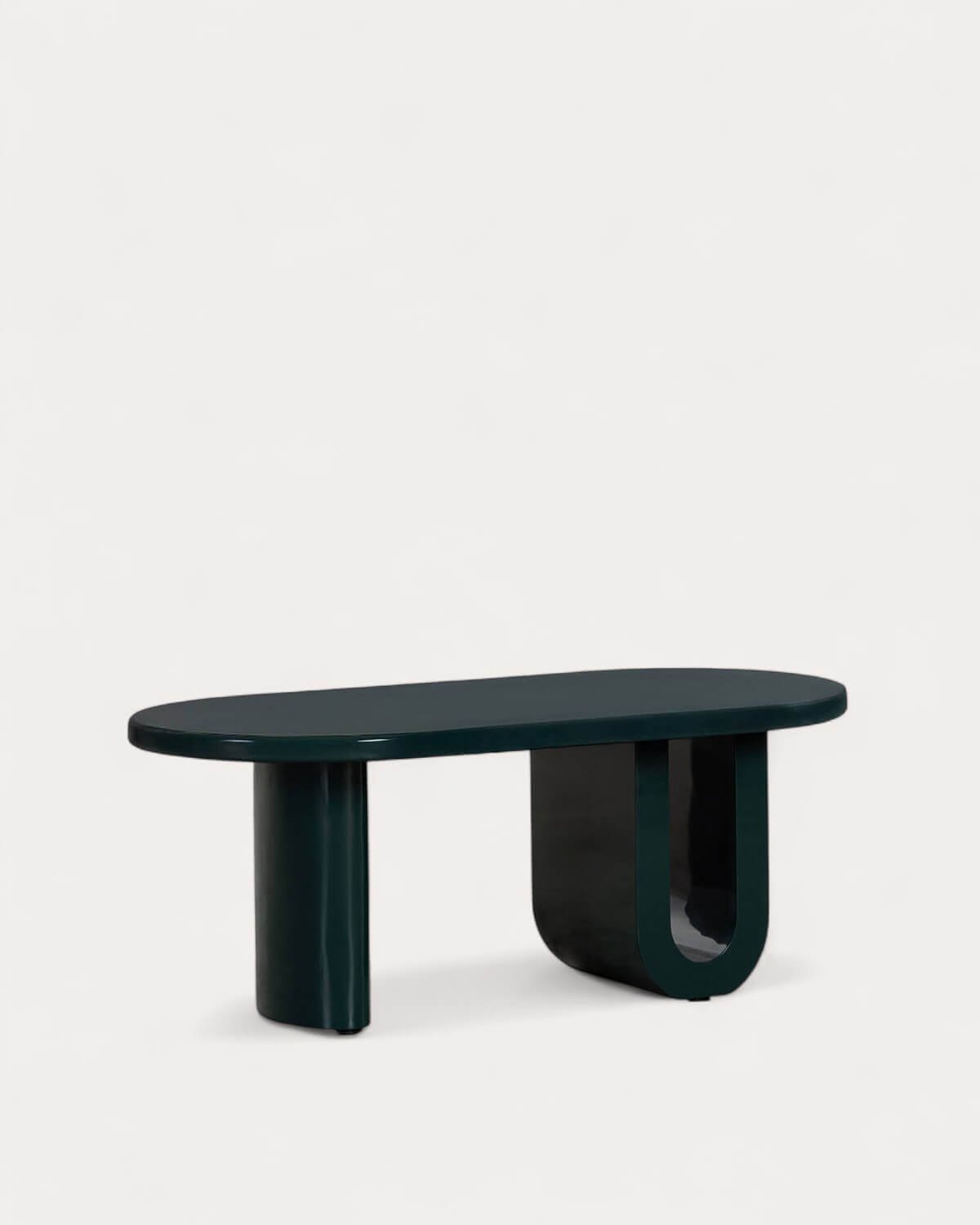 Mesa de Centro Ovalada de Madera (120x60 cm) Surfys, imagen de galería 4456231