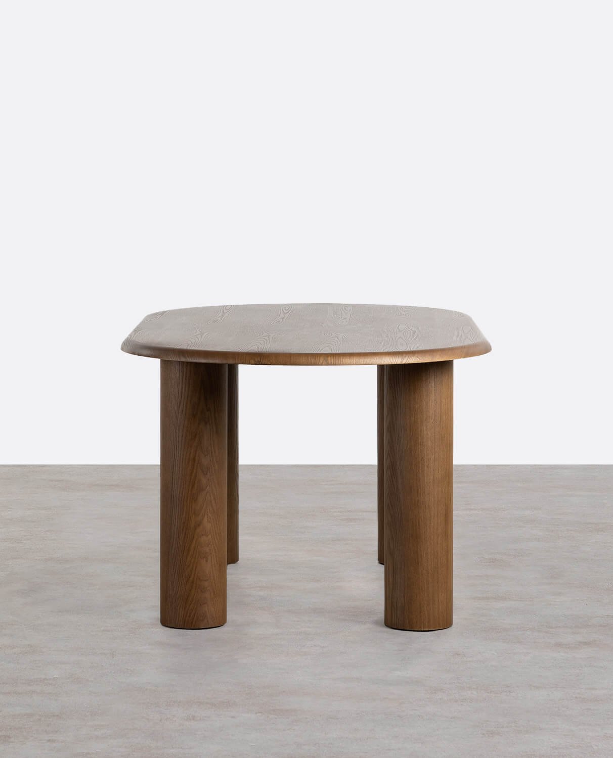 Mesa de Comedor Ovalada de Madera (180x100 cm) Alhie, imagen de galería 2