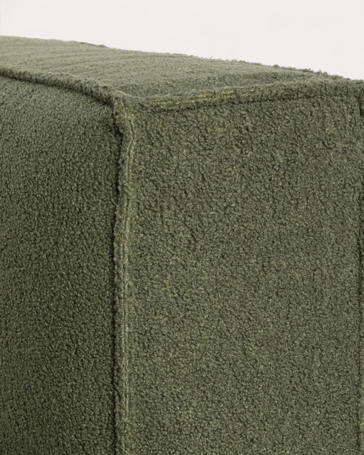 Sofá Modular Esquinero de 2 Piezas y Puff Tela Bouclé Kilhe, imagen de galería 8